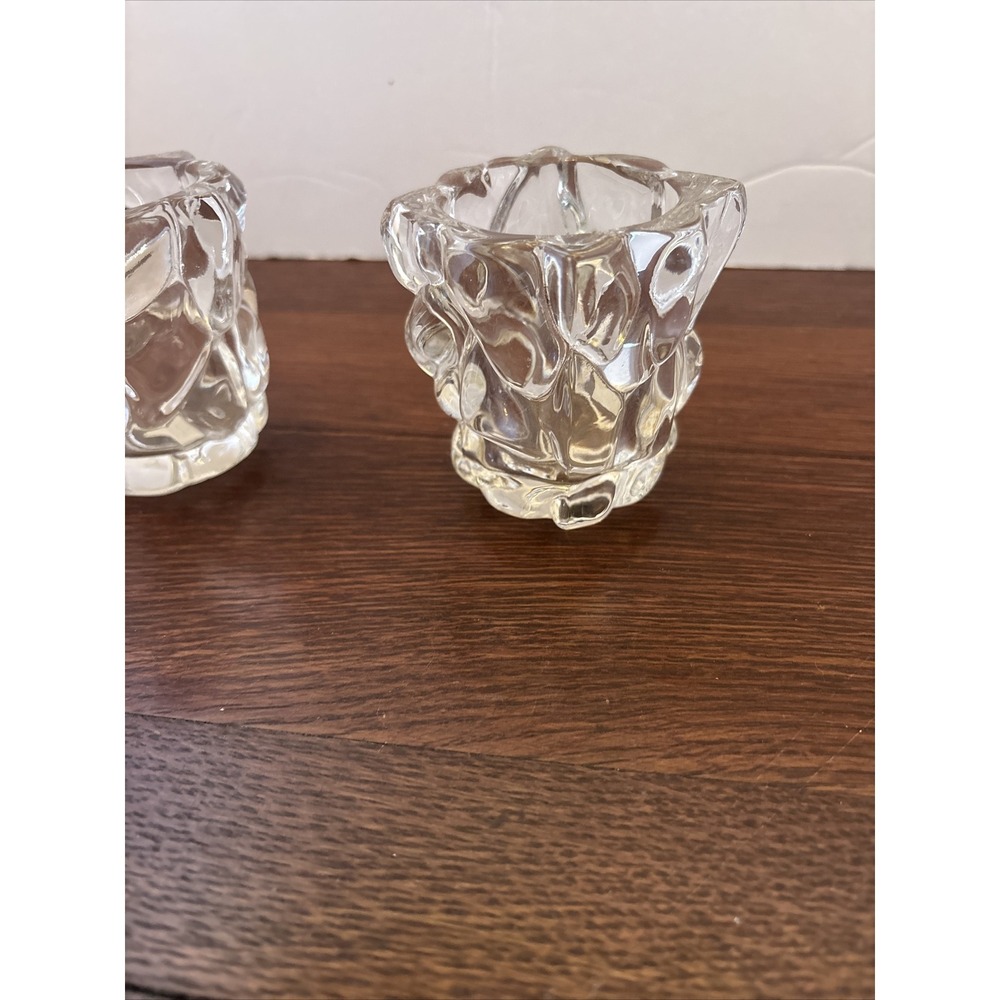 PartyLite Pair of‎ Glacier Votive/Tealight Candleholders - Picture 2 of 7